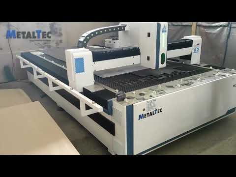 Оптоволоконный лазерный станок для резки металла MetalTec 1530B (2000W), видео 5