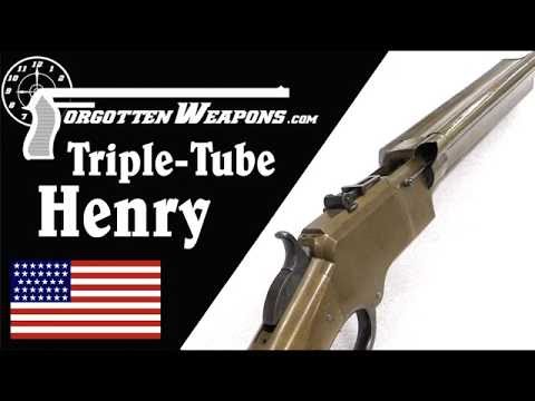 Experimental Triple-Magazine Henry Rifle