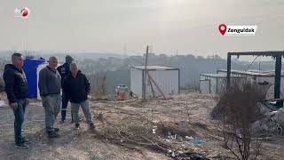 Alacağını Alamayan İmalatçı Konteyneri Ateşe Verdi