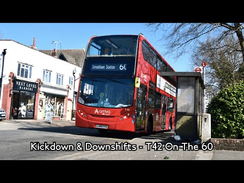 KICKDOWN & DOWNSHIFTS | Journey On The 60 | T42 (LJ08 CSU) | ADL Enviro 400 Trident