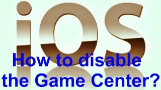iOS -  How to disable the Game Center