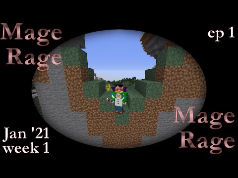 BatHeart Games - Mage Rage Jan 2021 - week 1 ep 1 - "The Mighty Middle Spell!"