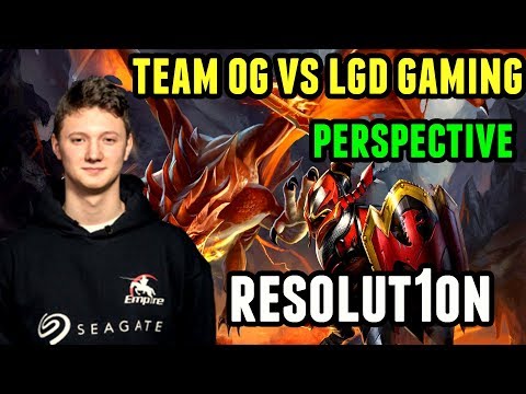 Resolution Dragon Knight Gameplay | Team OG Vs LGD Gaming | Mars dota 2 league 2017