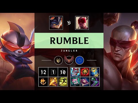 Rumble Jungle vs Lee Sin - EUW Grandmaster Patch 25.17