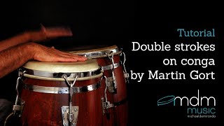 Double strokes on conga by Martin Gort