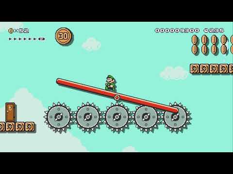 Grinder Gauntlet (Normal) by Annim - Super Mario Maker 2 - No Commentary 1bv