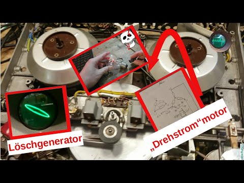 Apparatewerk Bayern AWB PB9196 (Auto) Reverse Tonbandmaschine von 1955 Teil 2