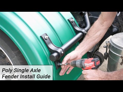 How to Install Single Axle Poly Truck Fenders