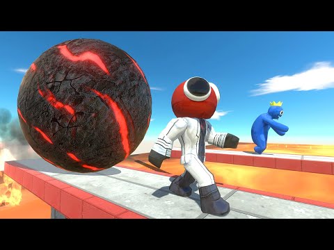 Creepy Monsters Run Away From Fireballs - Animal Revolt Battle Simulator