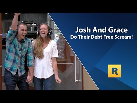 Josh And Grace's Debt Free Scream! Paid off $33k in 13 months making $80k.