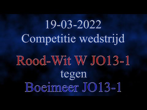 Rood-Wit W JO13-1 - Boeimeer JO13-1 5-0.