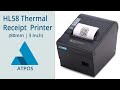 ATPOS HL58 80mm Thermal Receipt Printer | Auto Cutter