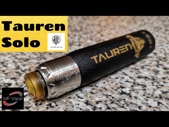 Tauren Solo RDA - Review, Build & Wick - Great Single Coiler