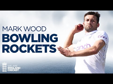 👀 Rasantes Tempo | Mark Wood lässt die Schlagmänner mit seiner enormen Geschwindigkeit erzittern ...