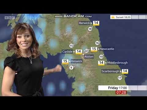 Nichola Donnelly Look North weather October 11th 2019 - 60 fps