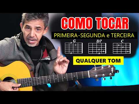 Esse é o MÉTODO QUE ME ENSINOU TOCAR VIOLÃO - Primeira, segunda e terceira - Prof. Sidimar Antunes