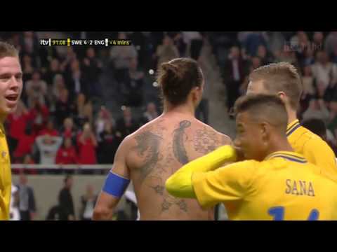 [HD] Ibrahimovic amazing goal vs England [English commentary]