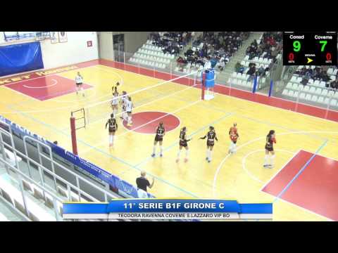 11° SERIE B1F GIRONE C TEODORA RAVENNA COVEME S.LAZZARO VIP BO