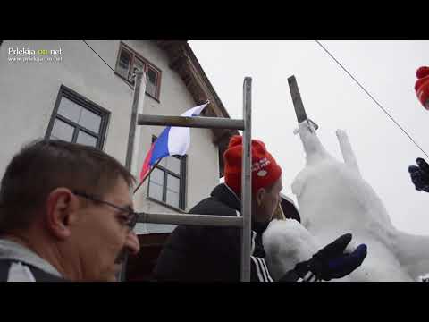 Izdelovanje snežnega kurenta