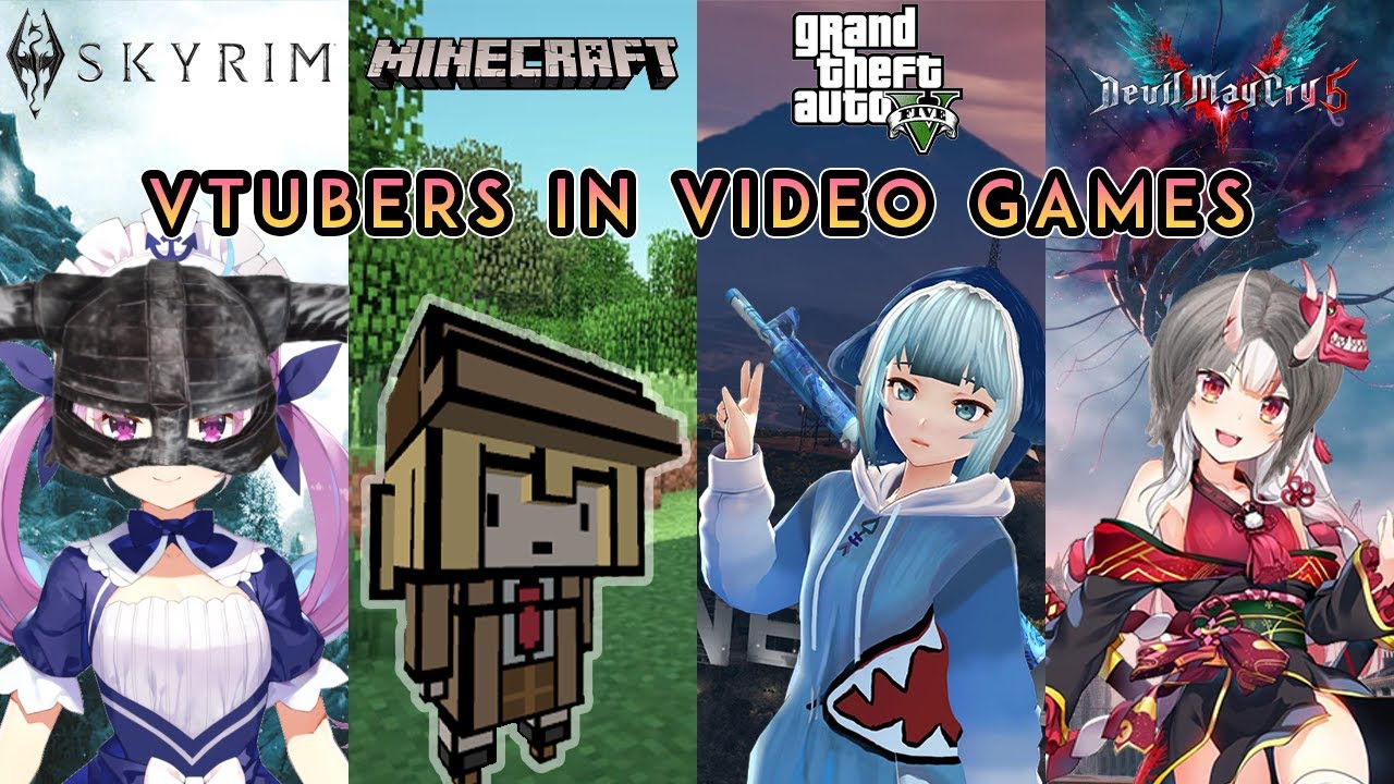[Hololive] VTubers in Video Games! (GTA, Minecraft, Skyrim and more!)