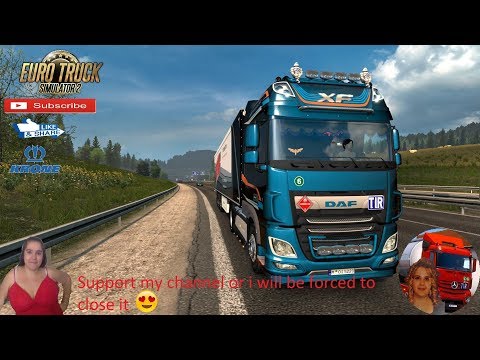 Euro Truck Simulator 2 (1.36) DAF XF e6 Full Tuning Road to Salzburg Austria + DLC's & Mods