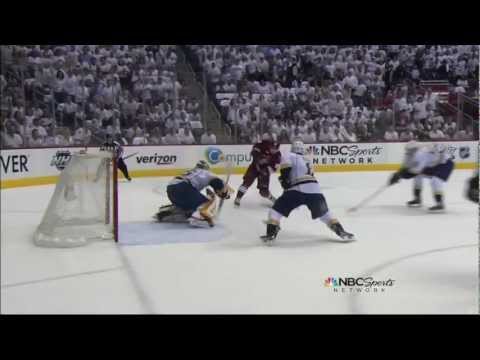 Mikkel Boedker goal. Nashville Predators vs Phoenix Coyotes Game 1 4/27/12 NHL Hockey