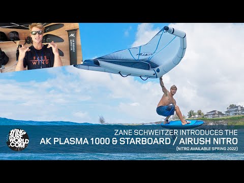 Zane Schweitzer Introduces the AK Plasma 1000 and Freewing Nitro Wing - WSW at AWSI 2021