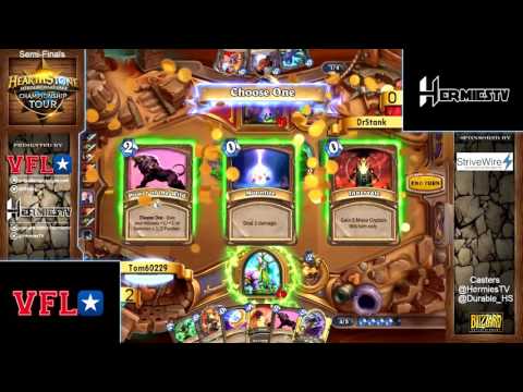 [Hearthstone]  VFL Weekly #10  QUICKSHOT Semi Finals 3 DrStank vs. Tom60229  Round #3