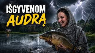 IŠGYVENOME AUDRĄ! SAVAITGALIS SODYBOJE BE ELEKTROS