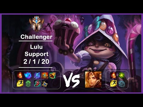 KR Challenger Replays Support Lulu vs Leona Ep.4141