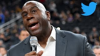 Magic Johnson Steps Down As Lakers President To Tweet About Kawhi Leonard