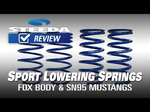 STEEDA Mustang Sport Lowering Springs (79-04 GT/ V6) 555-8200