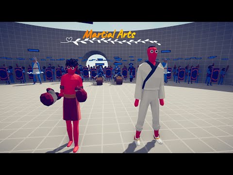 Taekwondo Black Belt & Muay Thai vs Every Unit -😚 Totally Accurate Battle Simulator