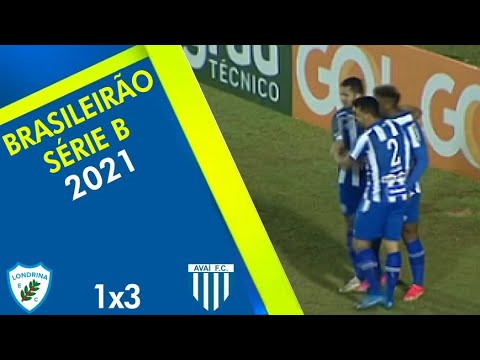 Melhores momentos Londrina 1x3 Avaí Série B 2021 8ª Rodada