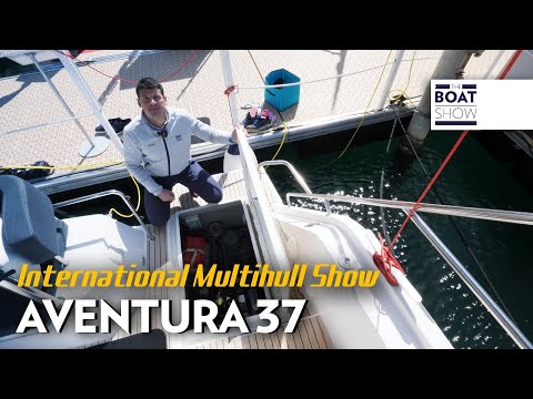 NEW AVENTURA 37 - Sail Catamaran Review - The Boat Show