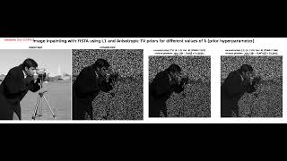 Download the video "Image Inpainting | Inverse Problem |  L1 and TV Priors | Proximal algorithm | FISTA | python"