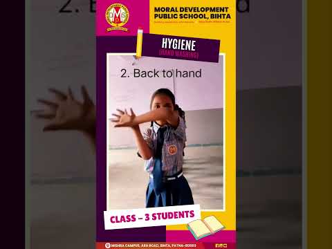 MDPS Bihta | Hygiene Activity by Class 3 | Learn Hand Washing in 7 Easy Steps