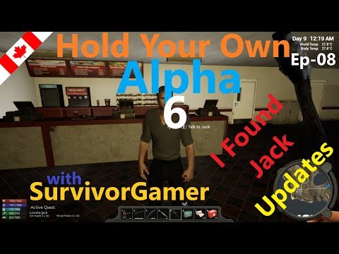 Hold Your Own Alpha 6 Ep 08. Barns now has grow plots. Jack?