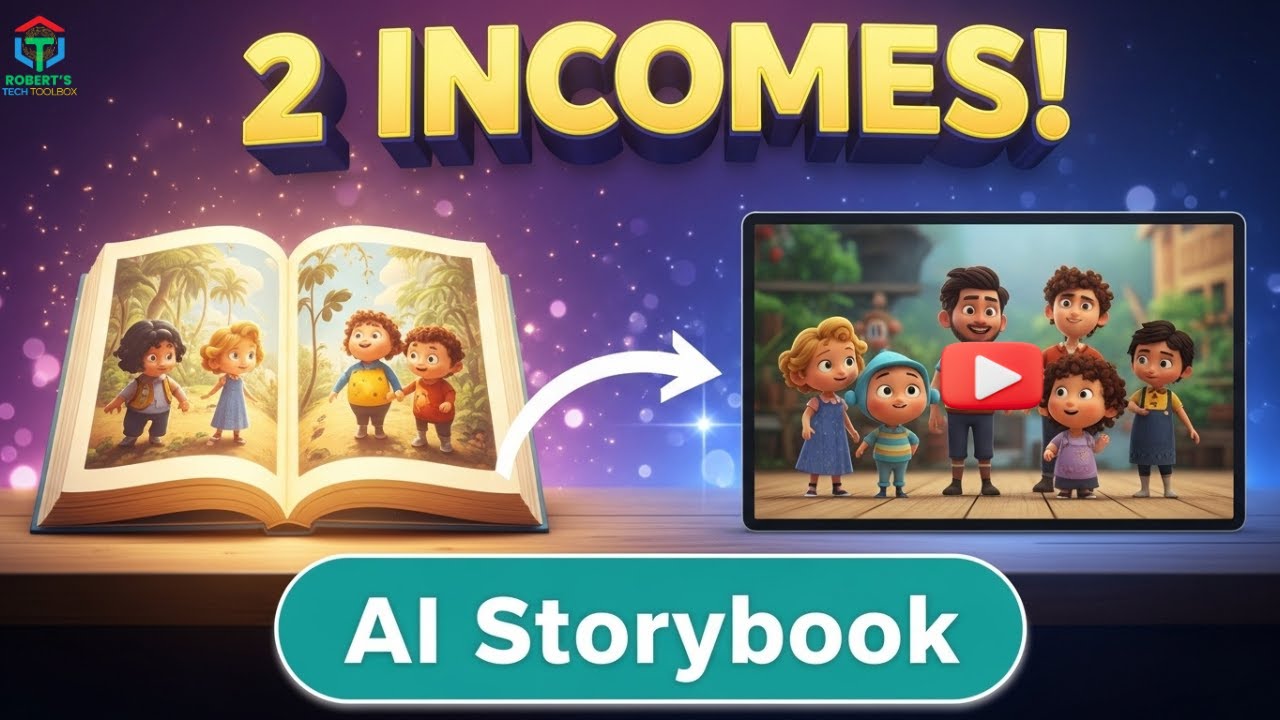 1 AI Kids’ Book → 2 Passive Incomes | Amazon KDP + YouTube Guide