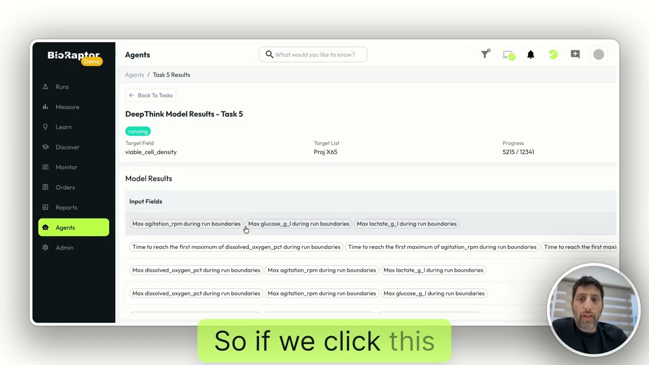 BioRaptor Agent feature