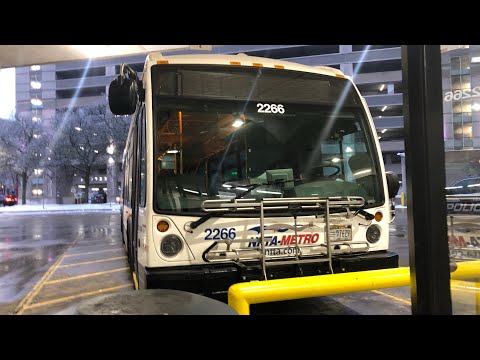 NFTA Bus 4b Thruway Mall Full Route Novabus LFS 2266
