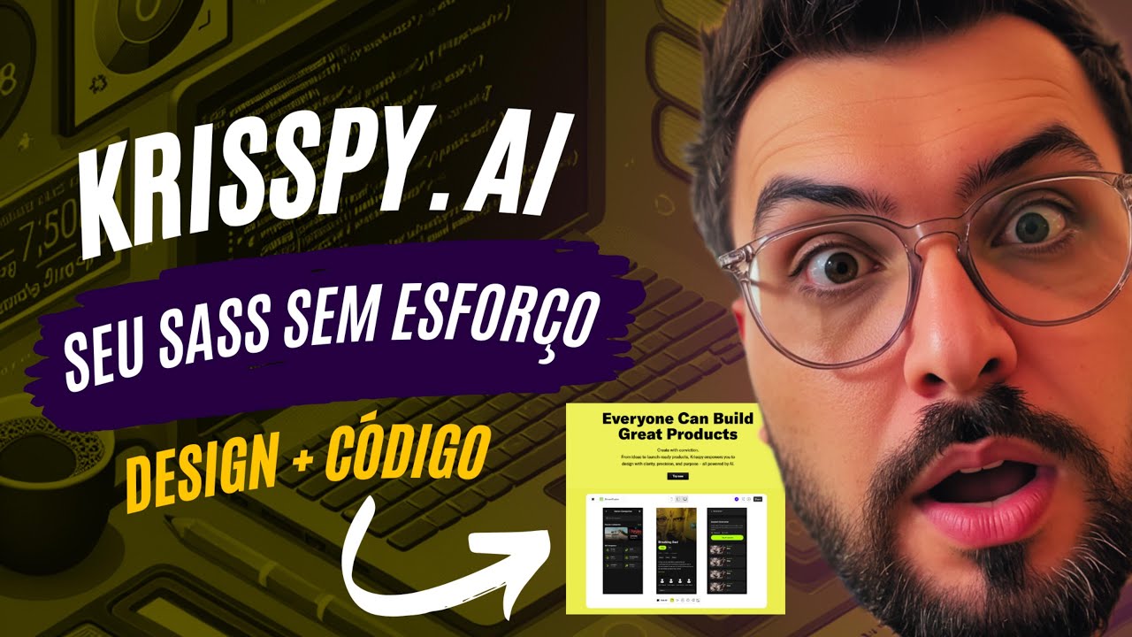 Krisspy AI a ferramenta que está tirando o sono da LOVABLE E BOLT! Do WIREFRAME ao CÓDIGO! #lovable