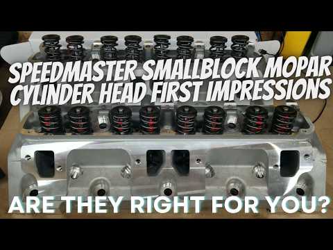 Speedmaster Small Block Mopar Cylinder Heads | Disassembly and First Impressions
