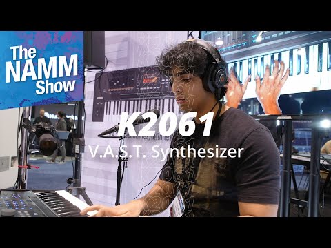 빈 프로그램에서 쌓아 올린 K2061 패치 — NAMM 2025 첫날 V.A.S.T. 시연