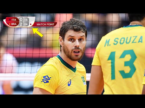 One of the Most Legendary Moments in Brazil Volleyball History (HD)
