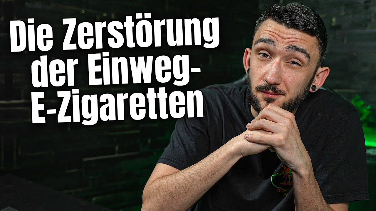 Die Zerstörung der Einweg Vape / E-Shisha | Teuer & Umweltverschmutzung