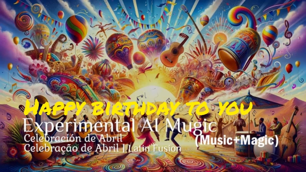 Latin Birthday Song on April: Celebración de Abril/Celebração de Abril #LatinBirthdaySong