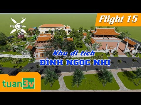 [Flight 15] Đình Ngọc Nhị (xã Cẩm Lĩnh, Ba Vì, HN) - Hiện trạng và phương án quy hoạch