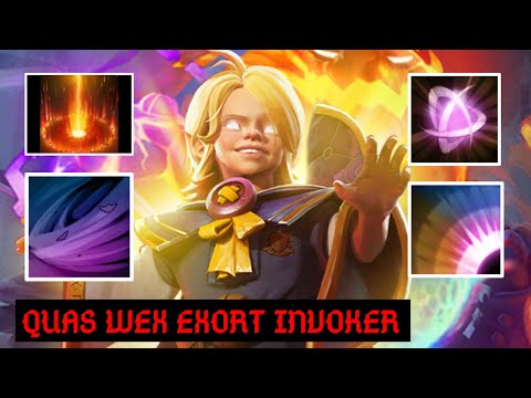 [Dota 2 Invoker Highlights] Top Lane Invoker | Quas Wex Exort Invoker | SunStrike Invoker