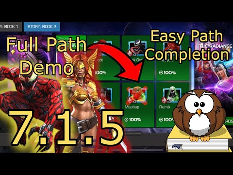 Full Run Through of 7.1.5 Mashup - Easy Path - 2024 - MCOC
